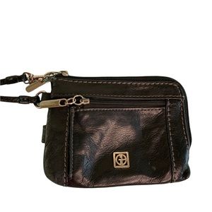 Gianni Bini Wristlet Navy Blue 6x4 inches Multiple Pockets